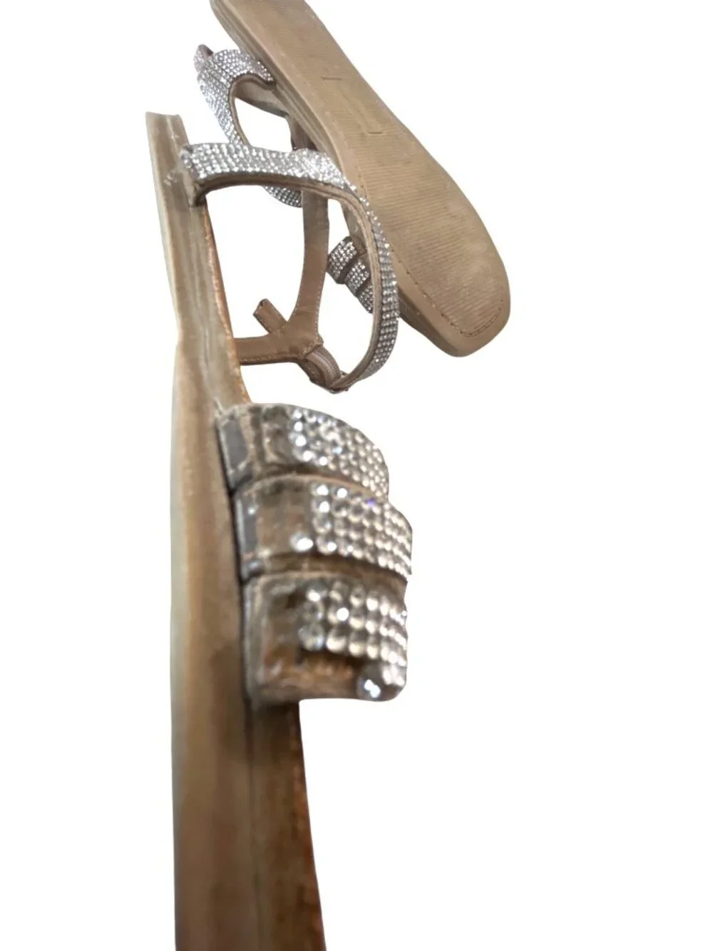 Steve Madden Girls Sandals Rhinestone Size 3